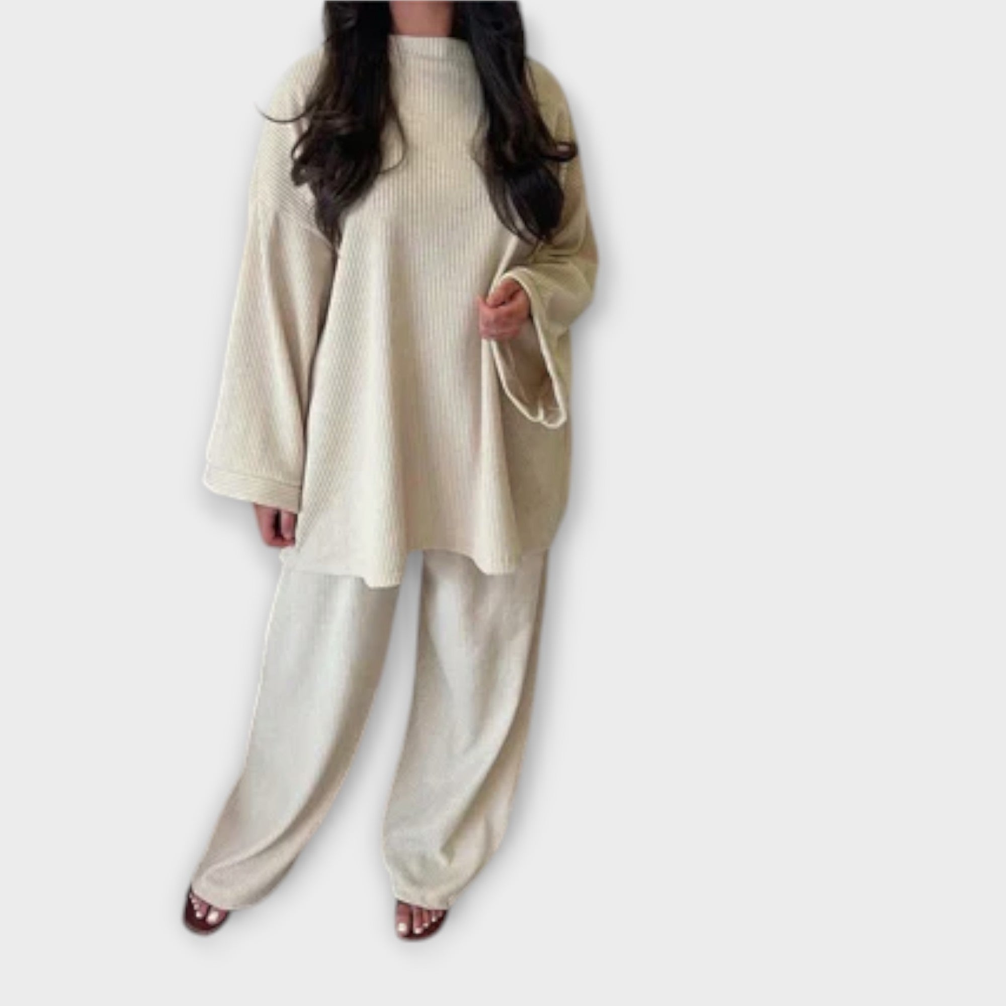 Ingrid – Conjunto Plus Size de Estilo Acanalado - Ines Braga