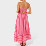 Isabel - Vestido comprido às riscas - Ines Braga