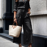 Isadora™ | Look Casual Chic em Rosa Suave - Ines Braga