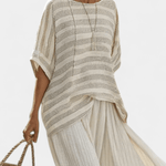 Isaura | Conjunto De Linho De Bambu Daisy Elegante Luxuoso - Ines Braga