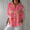 Jeanne | Blusa Tropical Estampa Floral Vibrante