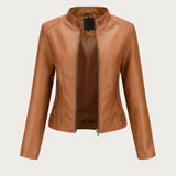 Jeniffer | Casaco de Couro Moderno - Ines Braga