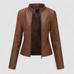 Jeniffer | Casaco de Couro Moderno - Ines Braga