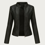 Jeniffer | Casaco de Couro Moderno - Ines Braga