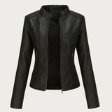Jeniffer | Casaco de Couro Moderno - Ines Braga