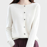 Jéssica - Cardigan em Malha de Caxemira - Ines Braga