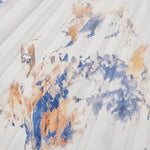 Jessie | Vestido Elegante de Cerimónia Floral em Azul e Branco - Ines Braga