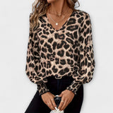 Joana | Blusa Estilosa Leopardo - Ines Braga
