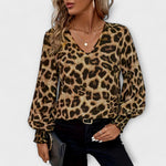 Joana | Blusa Estilosa Leopardo - Ines Braga