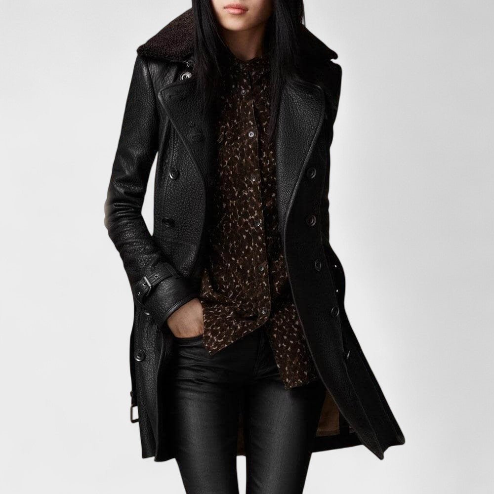 Joana – Casaco Elegante 3/4 em Pele - Ines Braga