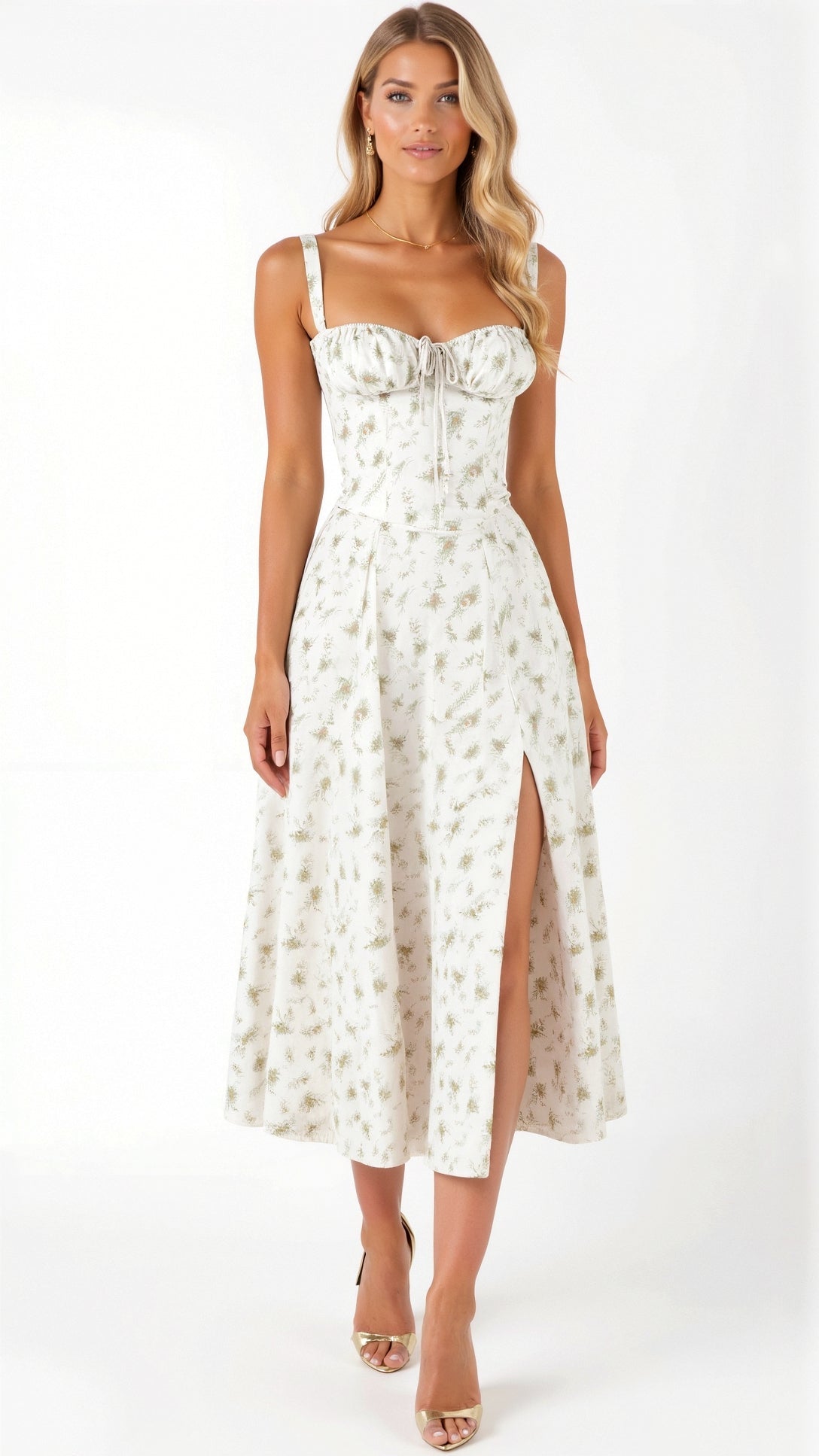 Julia | Vestido Midi Elegante - Ines Braga