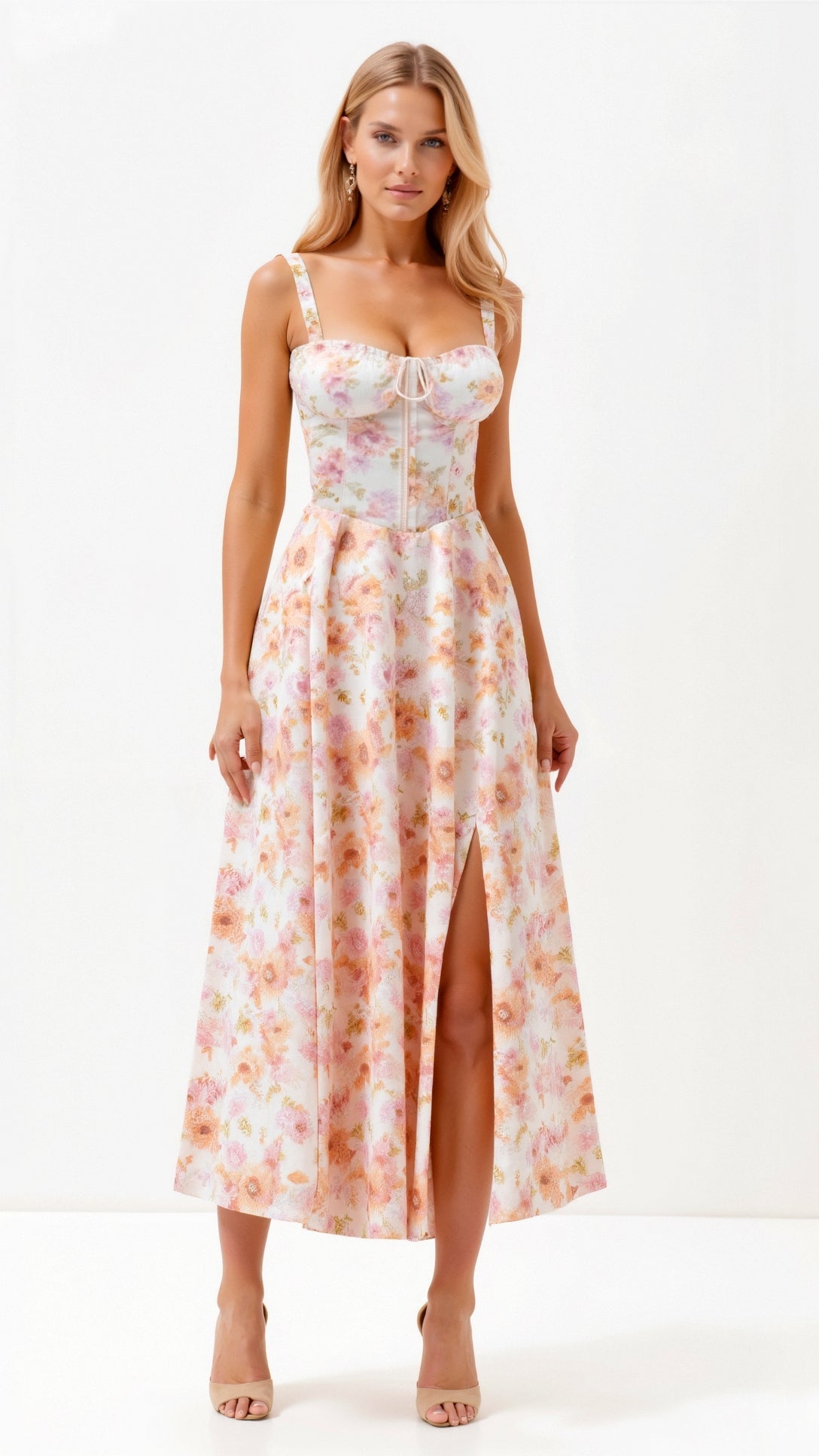 Julia | Vestido Midi Elegante - Ines Braga