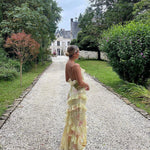 Julieta | Vestido Comprido com Volantes – Gracioso e Romântico - Ines Braga