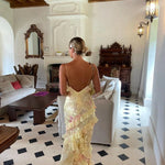 Julieta | Vestido Comprido com Volantes – Gracioso e Romântico - Ines Braga