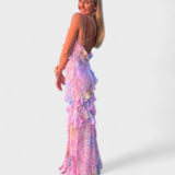 Julieta | Vestido Comprido com Volantes – Gracioso e Romântico - Ines Braga