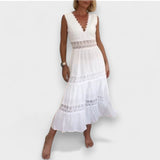 Kim | Vestido em Renda com Decote em V - Ines Braga