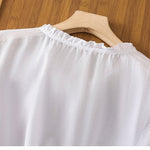 Kissina | Blusa de Algodão e Linho Bordada - Ines Braga