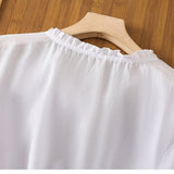 Kissina | Blusa de Algodão e Linho Bordada - Ines Braga