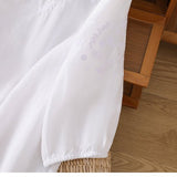 Kissina | Blusa de Algodão e Linho Bordada - Ines Braga