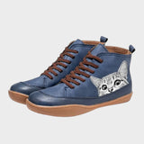 Kitty - Botas de couro para amantes de gatos - Ines Braga