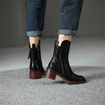 Klara™ - Botas em pele - Ines Braga