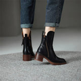 Klara™ - Botas em pele - Ines Braga