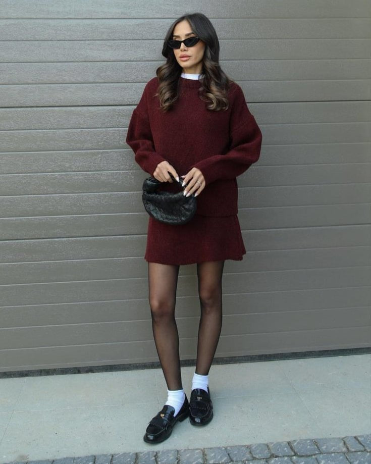 Lara | Conjunto de Malha para o Outono - Ines Braga