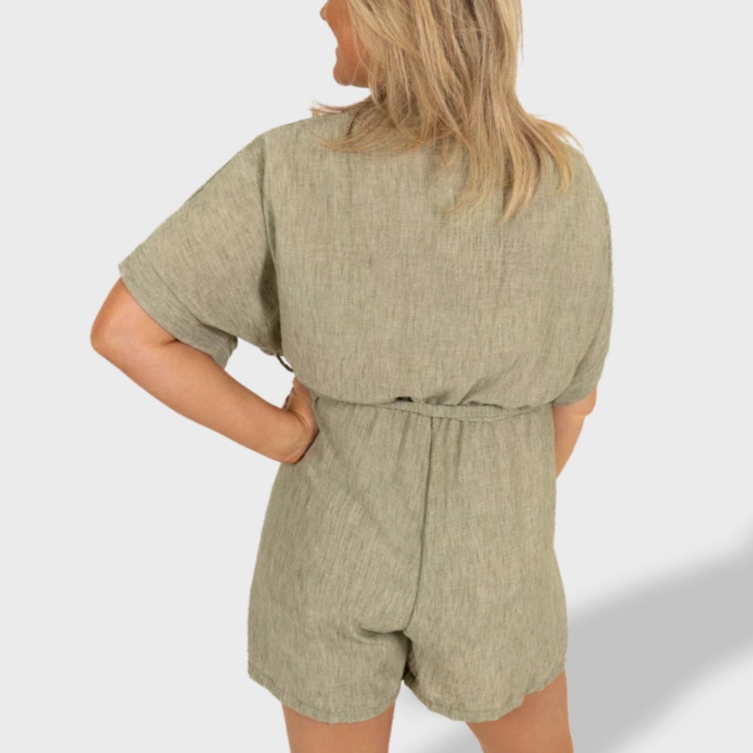 Lara™ | Conjunto Leve de Linho – 2 Peças - Ines Braga