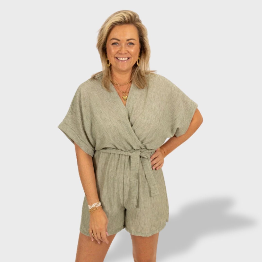 Lara™ | Conjunto Leve de Linho – 2 Peças - Ines Braga