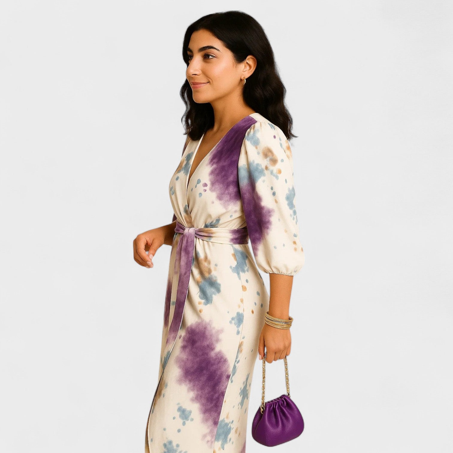 Larissa - Vestido crossover - Ines Braga