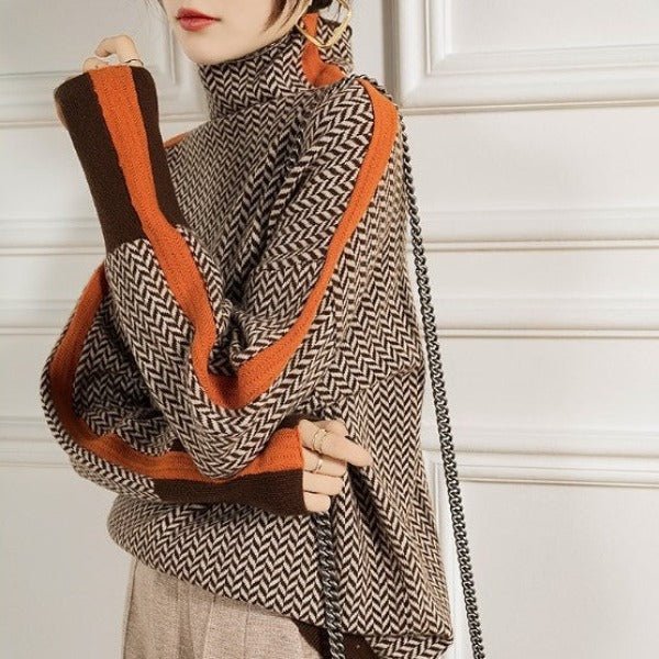 Leonor | Camisola de Gola alta luxuosa - Ines Braga