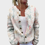 Leonor - Cardigan Floral de Outono - Ines Braga