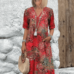 Lia | Vestido Feminino Midi em Tecido Leve - Ines Braga