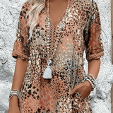 Lia | Vestido Feminino Midi em Tecido Leve - Ines Braga