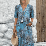 Lia | Vestido Feminino Midi em Tecido Leve - Ines Braga