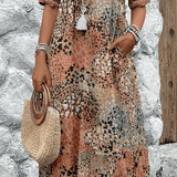 Lia | Vestido Feminino Midi em Tecido Leve - Ines Braga