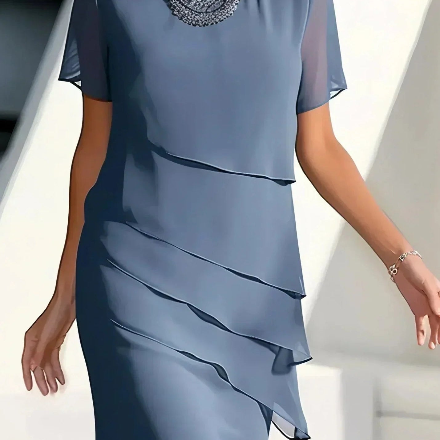 Lívia | O Vestido Que Destaca A Sua Beleza Natural Com Estilo - Ines Braga