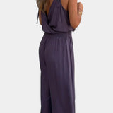 Lorena | Vestido Mono com Detalhes Dourados e Fenda na Perna - Ines Braga