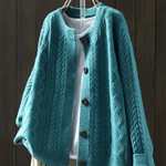 Lorenza |Cardigã de Malha em Trança - Ines Braga