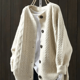 Lorenza |Cardigã de Malha em Trança - Ines Braga