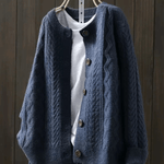 Lorenza |Cardigã de Malha em Trança - Ines Braga