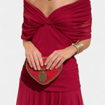 Luana® | Vestido elegante com decote em V - Ines Braga