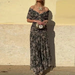 Luana® | Vestido elegante com decote em V - Ines Braga