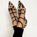 Ludovica™ | Sabrinas com estampado animal e tiras delicadas - Ines Braga