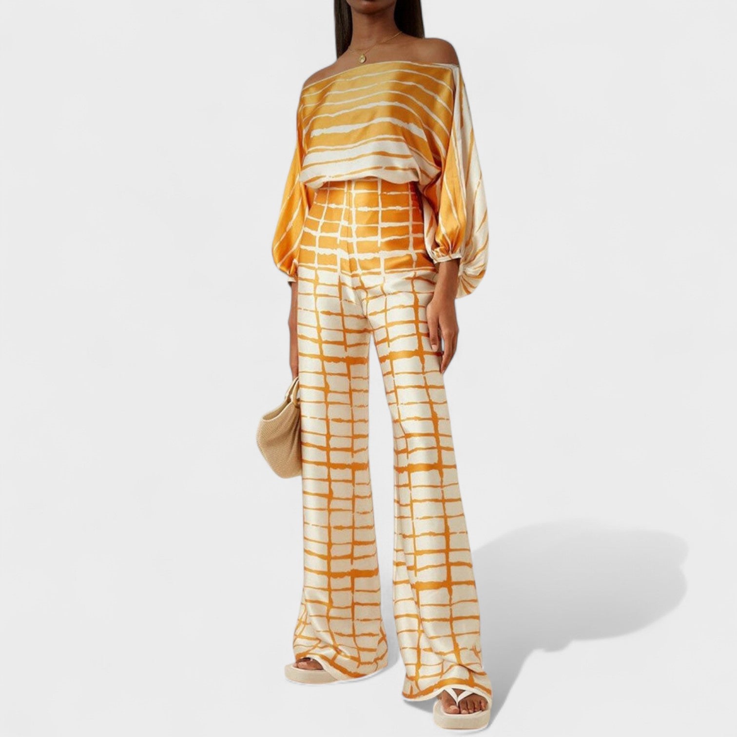 Luisa - Conjunto elegante de duas peças - Ines Braga