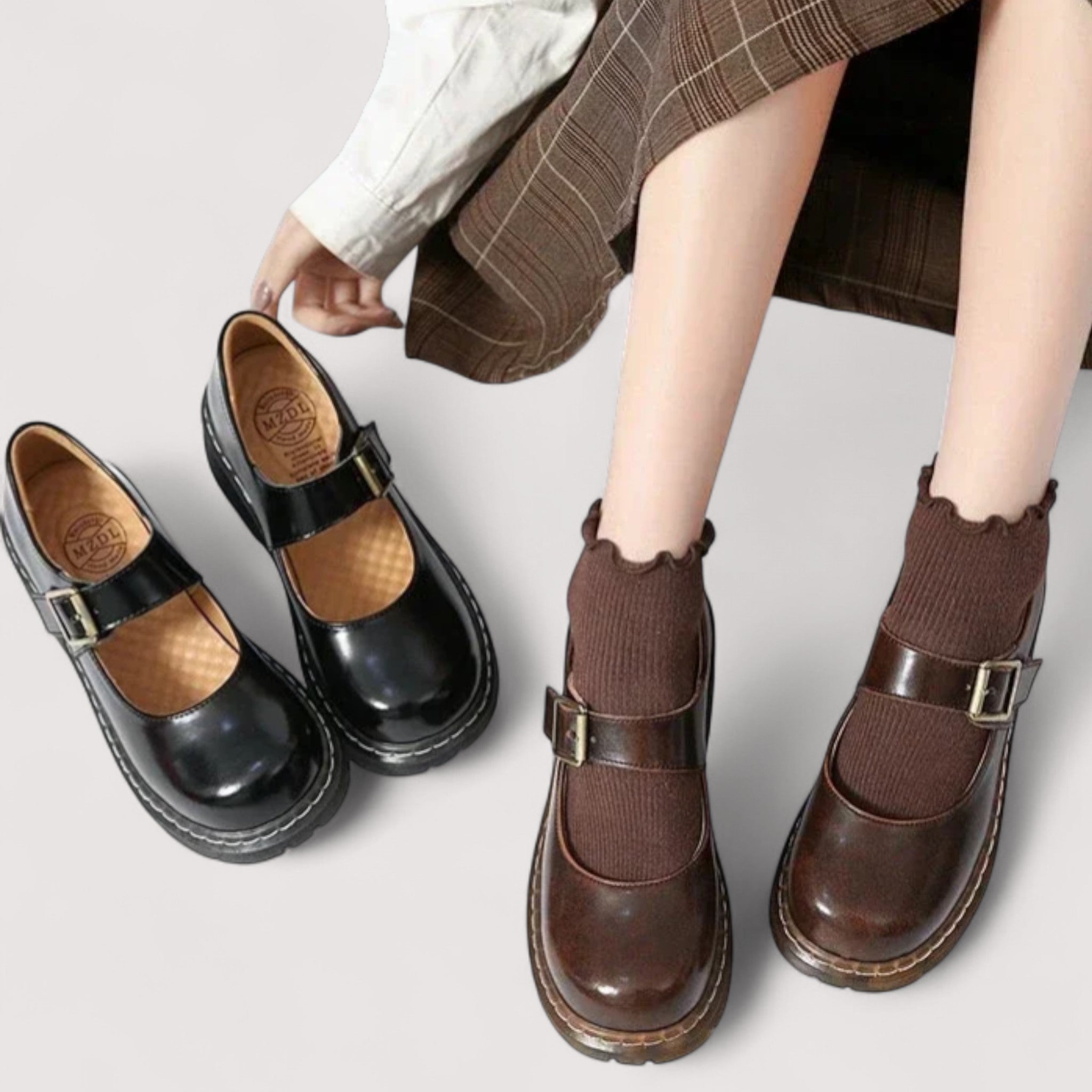 Luna - Sandália Chic e Equilibrada - Ines Braga