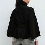 Lusana - Casaco elegante com cinto - Ines Braga