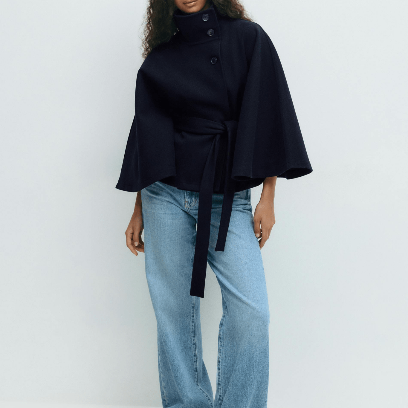 Lusana - Casaco elegante com cinto - Ines Braga