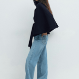 Lusana - Casaco elegante com cinto - Ines Braga