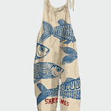 Macacão de flores retrô - Ines Braga